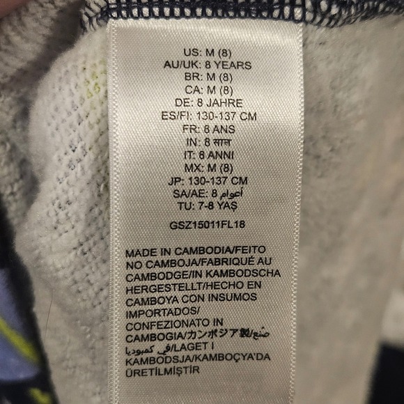 Spotted Zebra Kids Space Planets Stars Astronomh Hoodie Dress‎ Size medium (8) - Picture 5 of 5